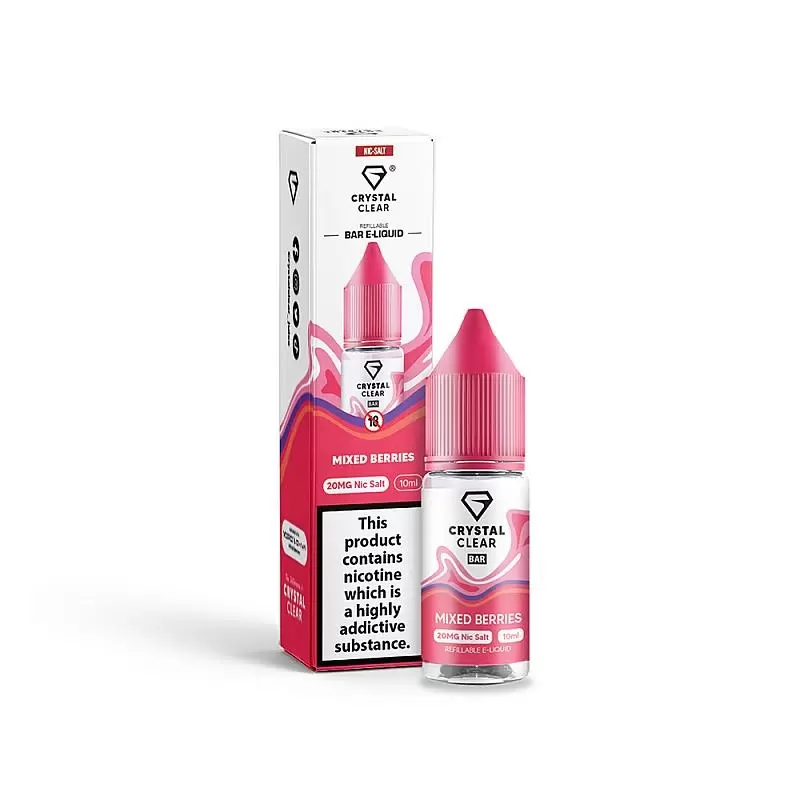 Lichid Crystal Clear Bar 10 ml - Mixed Berries 20 Mg NicSalt Lichid Crystal Clear Bar 10 ml - Mixed Berries 20 Mg NicSalt