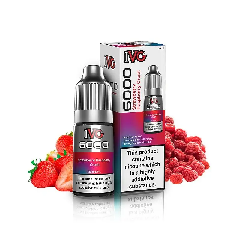 Lichid IVG 6000 Salt - Strawberry Raspberry Crush 10ml 20mg Lichid IVG 6000 Salt - Strawberry Raspberry Crush 10ml 20mg