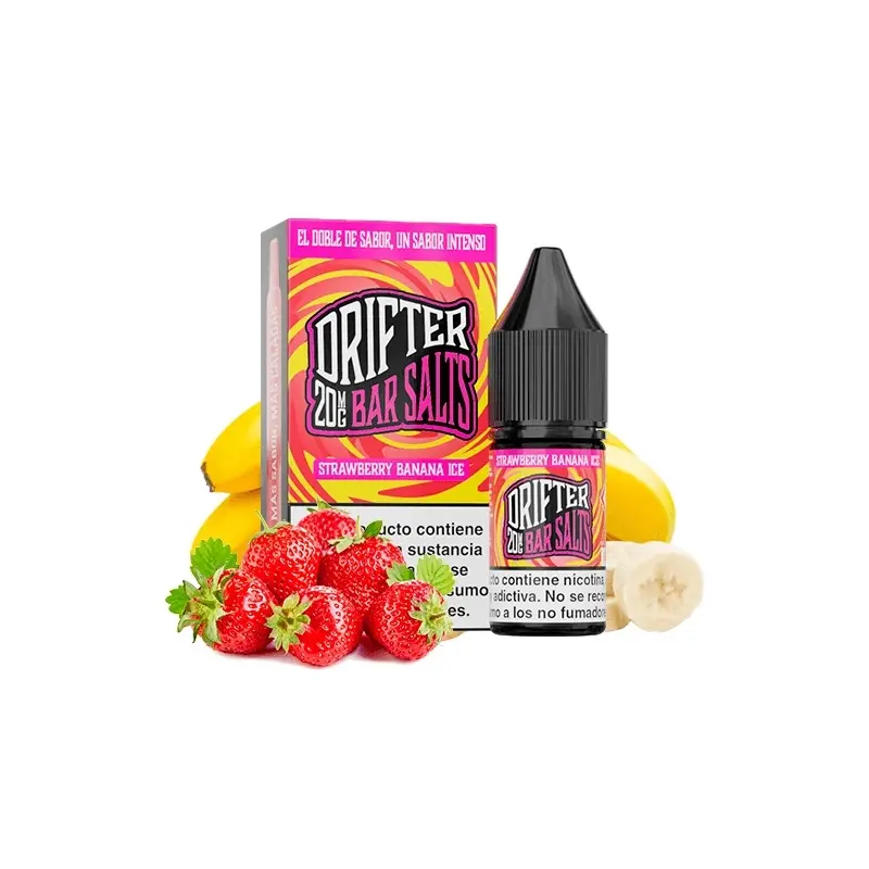 Lichid Drifter Bar Salts 10 ml - Strawberry Banana Ice 20 Mg NicSalt Lichid Drifter Bar Salts 10 ml - Strawberry Banana Ice 20 Mg NicSalt