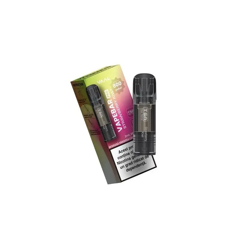 Cartus Vapebar PRO 800 - Strawberry Kiwi Cartus Vapebar PRO 800 - Strawberry Kiwi