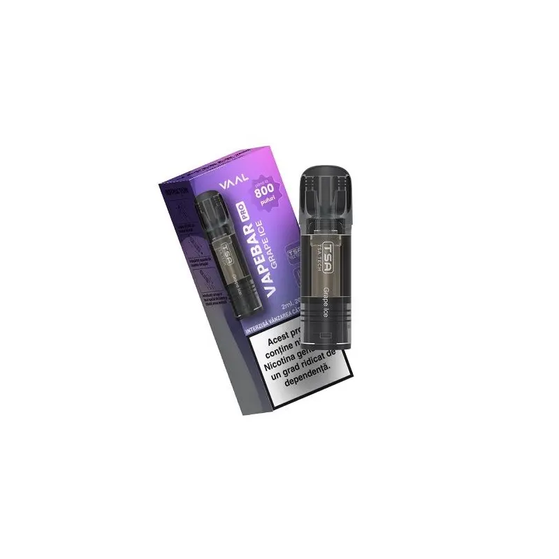 Cartus Vapebar PRO 800 - Grape Ice Cartus Vapebar PRO 800 - Grape Ice