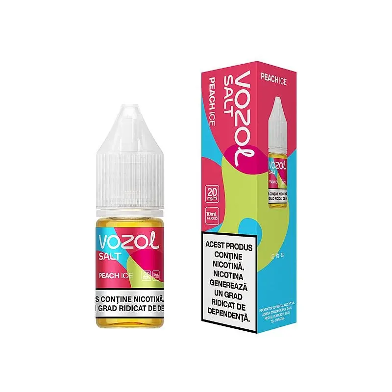 Lichid Vozol Salt 20mg 10ml - Peach Ice Lichid Vozol Salt 20mg 10ml - Peach Ice