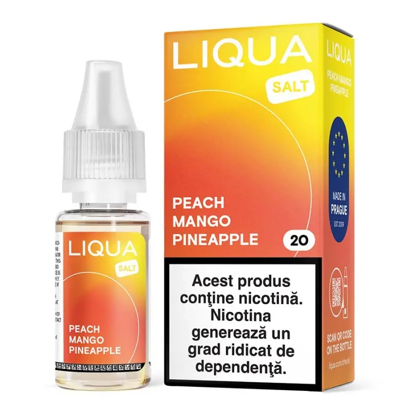 Lichid Liqua Salt 10ml - Peach Mango Pineapple Lichid Liqua Salt 10ml - Peach Mango Pineapple
