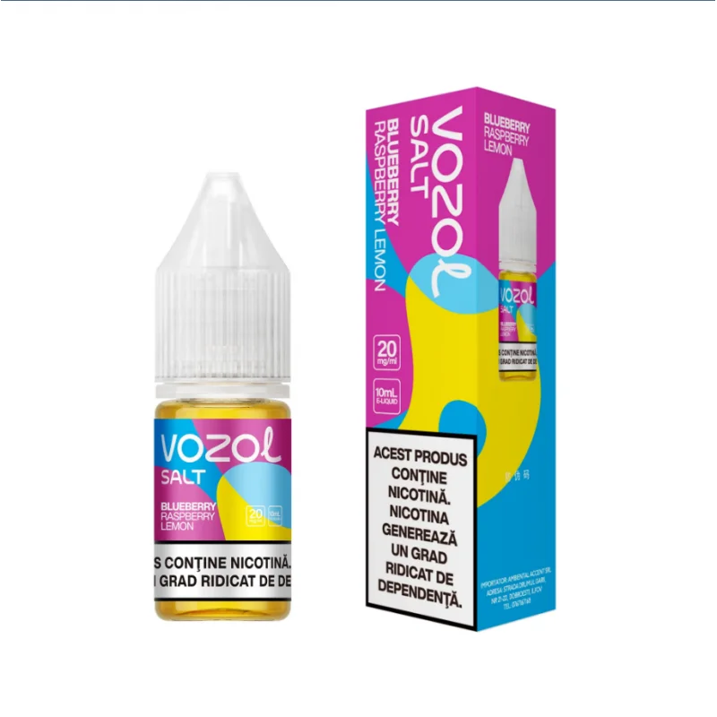 Lichid Vozol Salt 20mg 10ml - Blueberry Raspberry Lemon Lichid Vozol Salt 20mg 10ml - Blueberry Raspberry Lemon