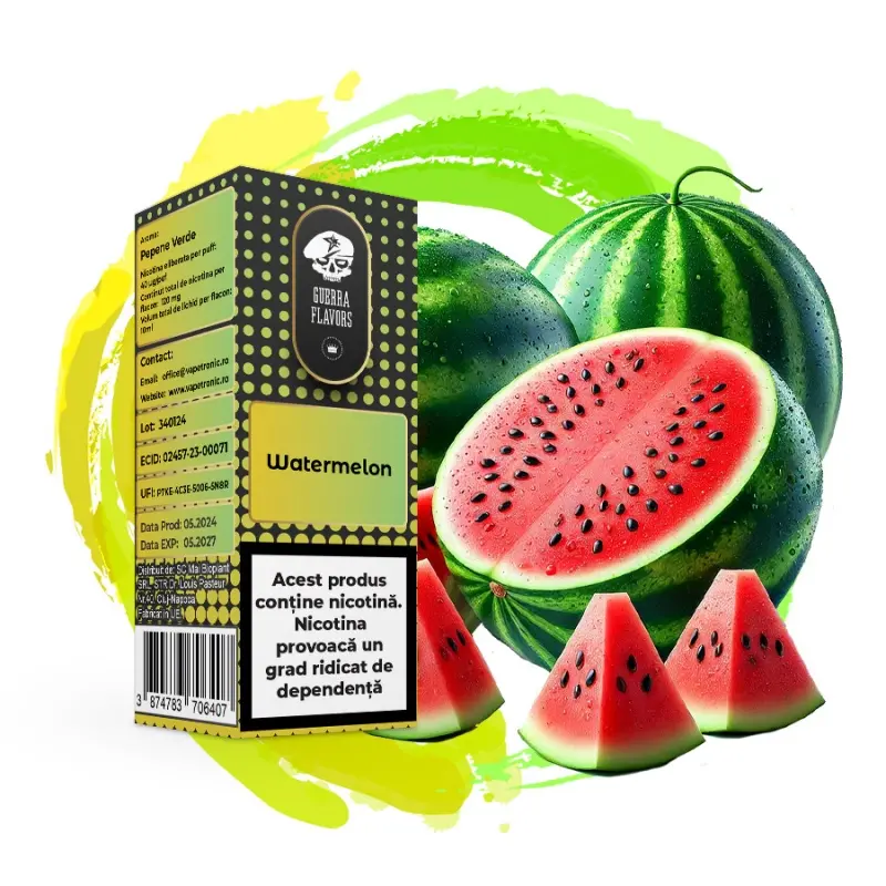 Lichid GuerraLiq 10 ml - WATERMELON Lichid GuerraLiq 10 ml - WATERMELON
