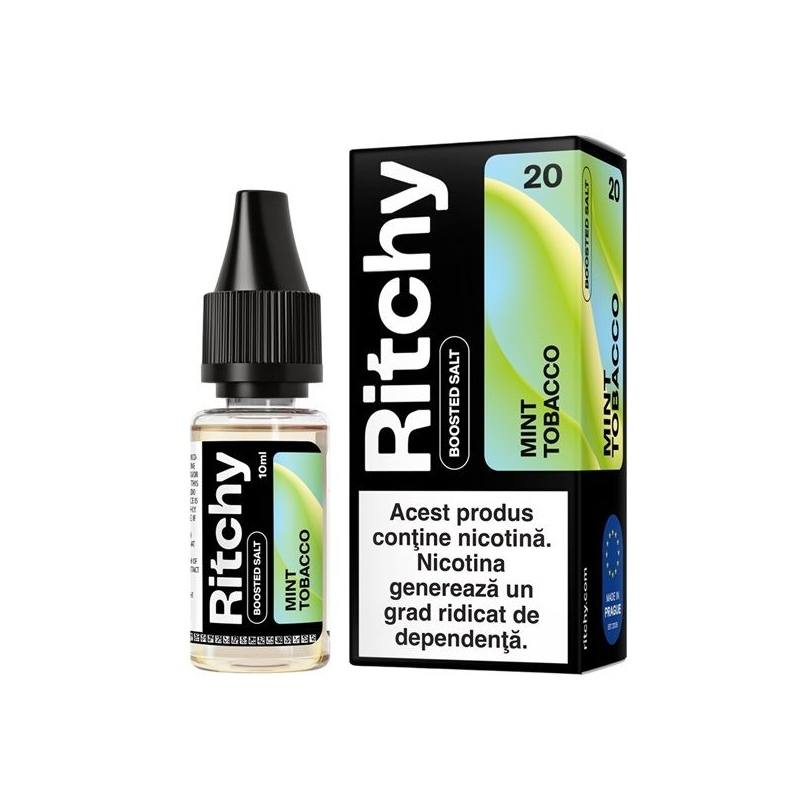 Lichid Ritchy Salt 10ml - Mint Tobacco Lichid Ritchy Salt 10ml - Mint Tobacco