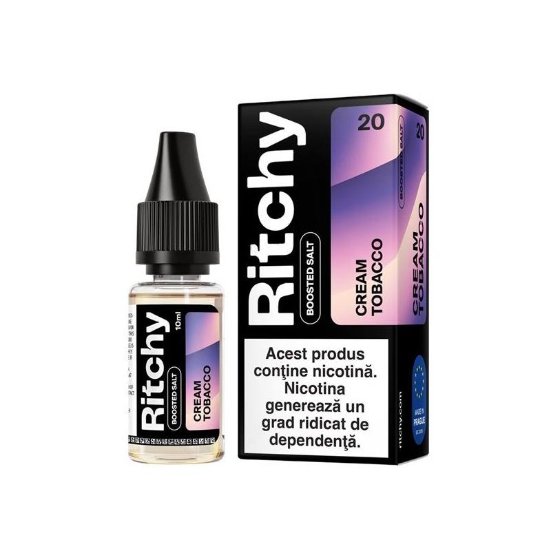 Lichid Ritchy Salt 10ml - Cream Tobacco