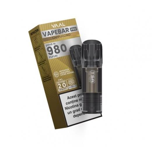 Cartus Vapebar PRO 980 pufuri 20mg - Cappuccino