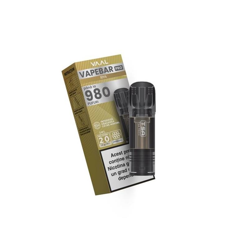 Cartus Vapebar PRO 980 pufuri 20mg - RY4 Cartus Vapebar PRO 980 pufuri 20mg - RY4