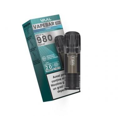 Cartus Vapebar PRO 980 pufuri 20mg - Mint