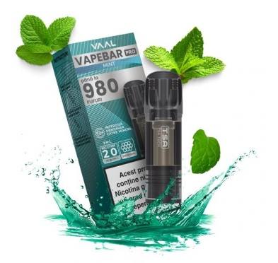 Cartus Vapebar PRO 980 pufuri 20mg - Mint