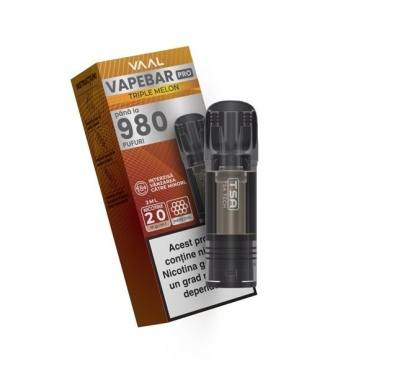 Cartus Vapebar PRO 980 pufuri 20mg - Triple Melon