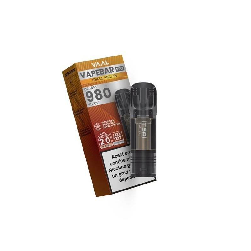 Cartus Vapebar PRO 980 pufuri 20mg - Triple Melon