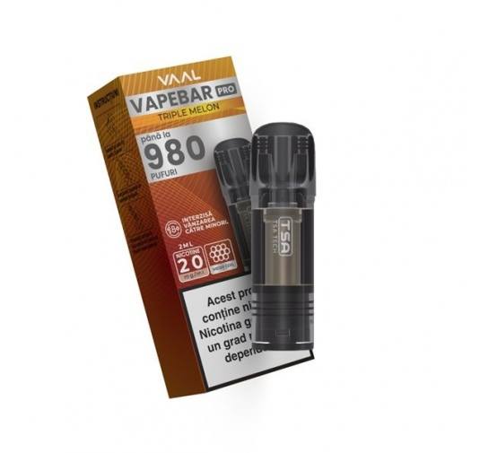 Cartus Vapebar PRO 980 pufuri 20mg - Triple Melon