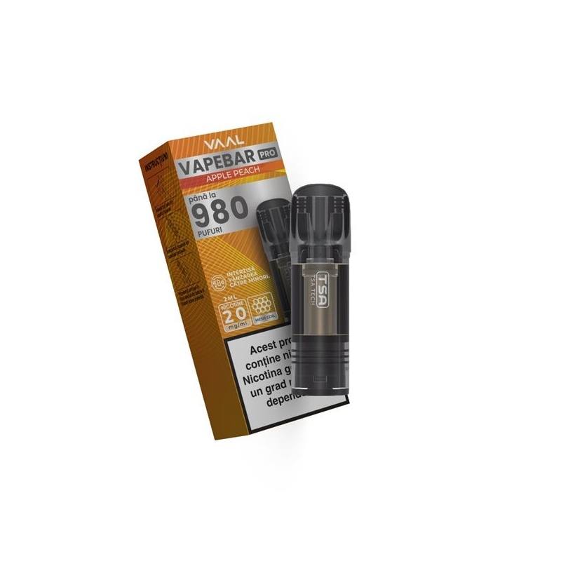 Cartus Vapebar PRO 980 pufuri 20mg - Apple Peach Cartus Vapebar PRO 980 pufuri 20mg - Apple Peach