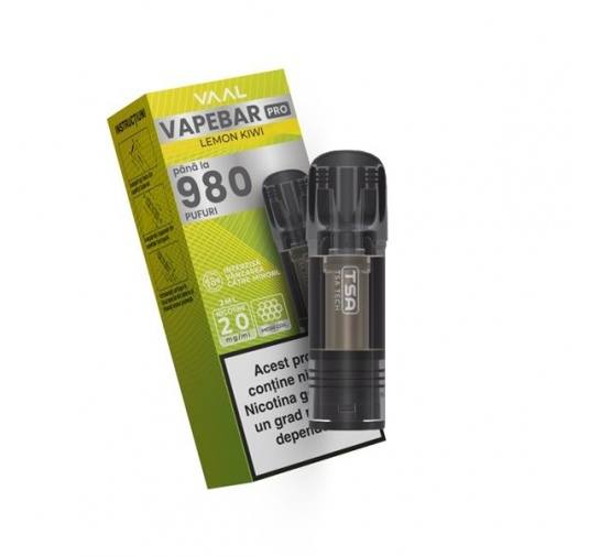 Cartus Vapebar PRO 980 pufuri 20mg - Lemon Kiwi