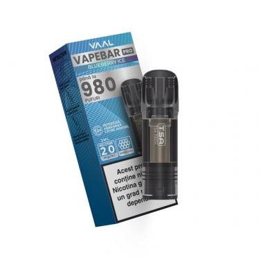 Cartus Vapebar PRO 980 pufuri 20mg - Blueberry Ice