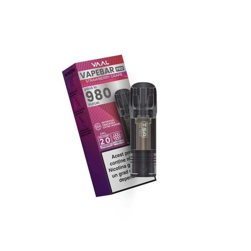 Cartus Vapebar PRO 980 pufuri 20mg - Strawberry Grape Cartus Vapebar PRO 980 pufuri 20mg - Strawberry Grape
