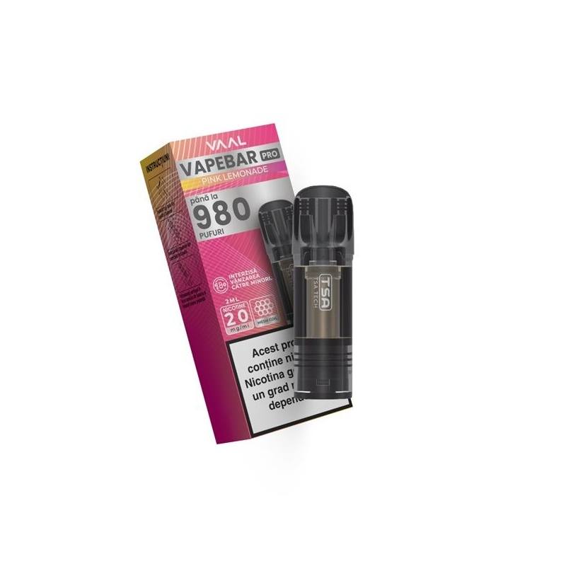 Cartus Vapebar PRO 980 pufuri 20mg - Pink Lemonade