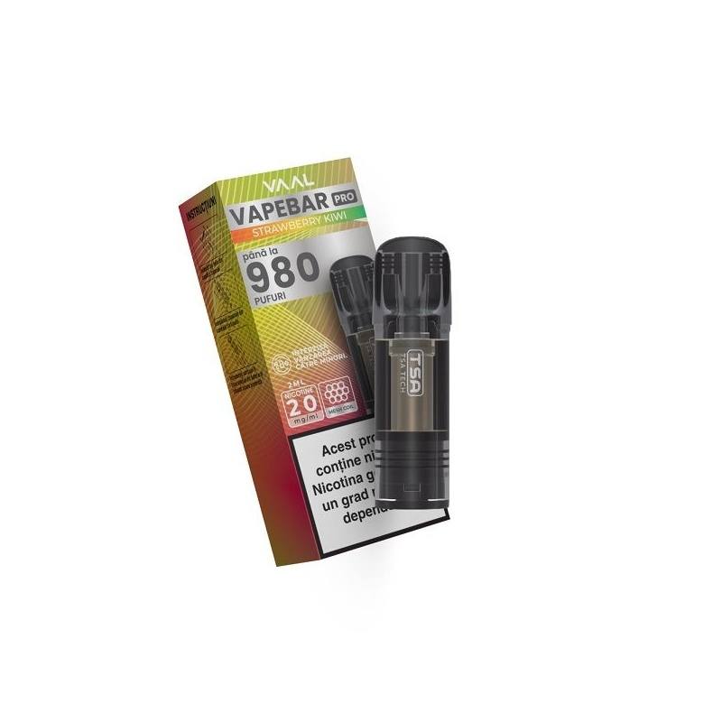 Cartus Vapebar PRO 980 pufuri 20mg - Strawberry Kiwi