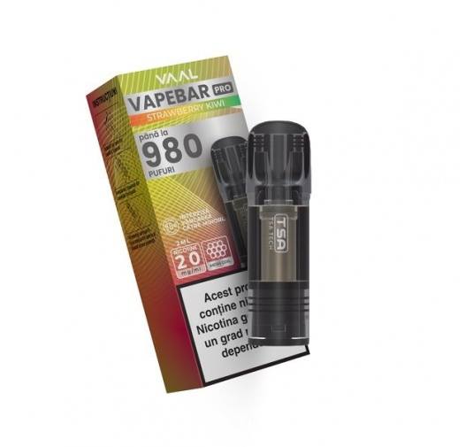 Cartus Vapebar PRO 980 pufuri 20mg - Strawberry Kiwi