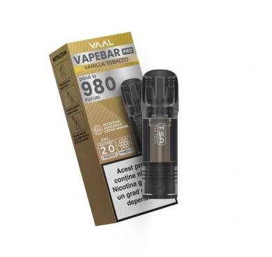 Cartus Vapebar PRO 980 pufuri 20mg - Vanilla Tobacco