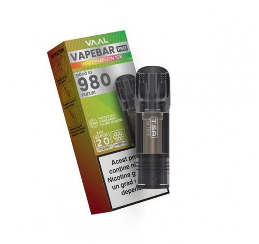 Cartus Vapebar PRO 980 pufuri 20mg - Watermelon Ice