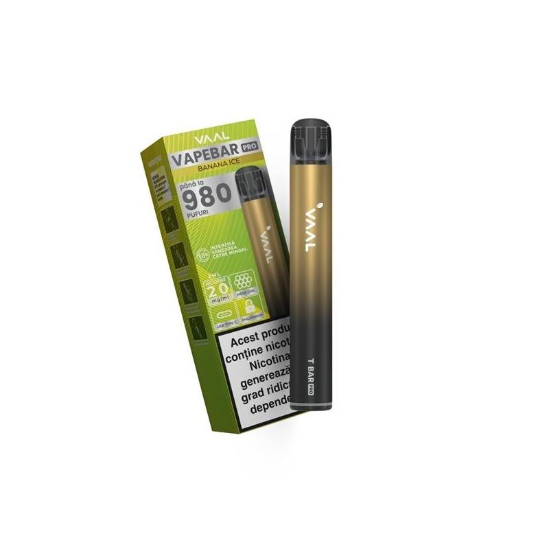 Kit Vapebar PRO 980 pufuri 20mg - Banana Ice Kit Vapebar PRO 980 pufuri 20mg - Banana Ice