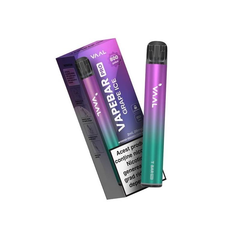 Kit Vapebar PRO 800 pufuri 20mg - Grape Ice
