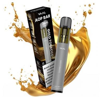Kit VAAL AOP Bar 1000 pufuri 20mg - Gold Tobacco