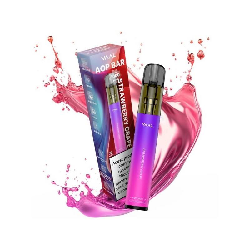 Kit VAAL AOP Bar 1000 pufuri 20mg - Strawberry Grape Kit VAAL AOP Bar 1000 pufuri 20mg - Strawberry Grape