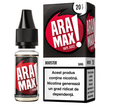 Shot Nicotina Aramax Booster 10ml - 20mg - 50VG-50PG