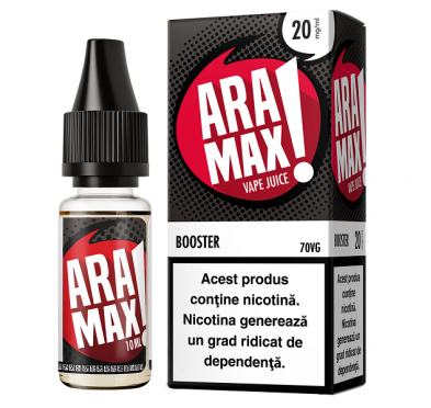 Shot Nicotina Aramax Booster 10ml - 20mg - 70VG-30PG