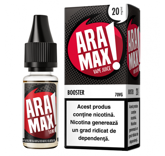 Shot Nicotina Aramax Booster 10ml - 20mg - 70VG-30PG