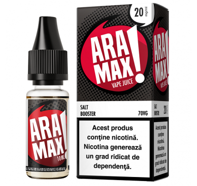 Shot Nicotina Aramax Booster 10ml - NicSalt - 70VG-30PG