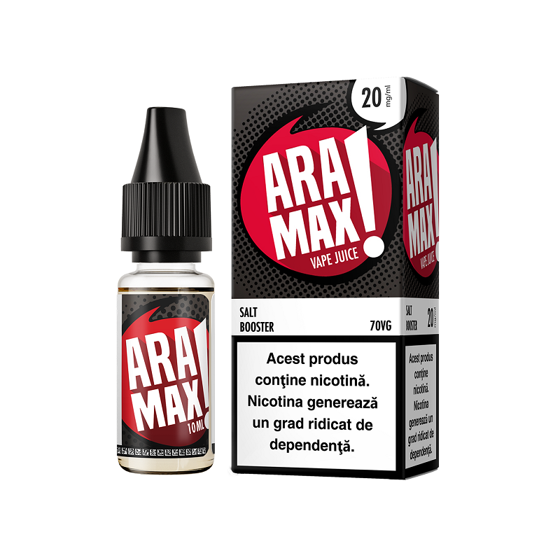 Shot Nicotina Aramax Booster 10ml - NicSalt - 70VG-30PG Shot Nicotina Aramax Booster 10ml - NicSalt - 70VG-30PG
