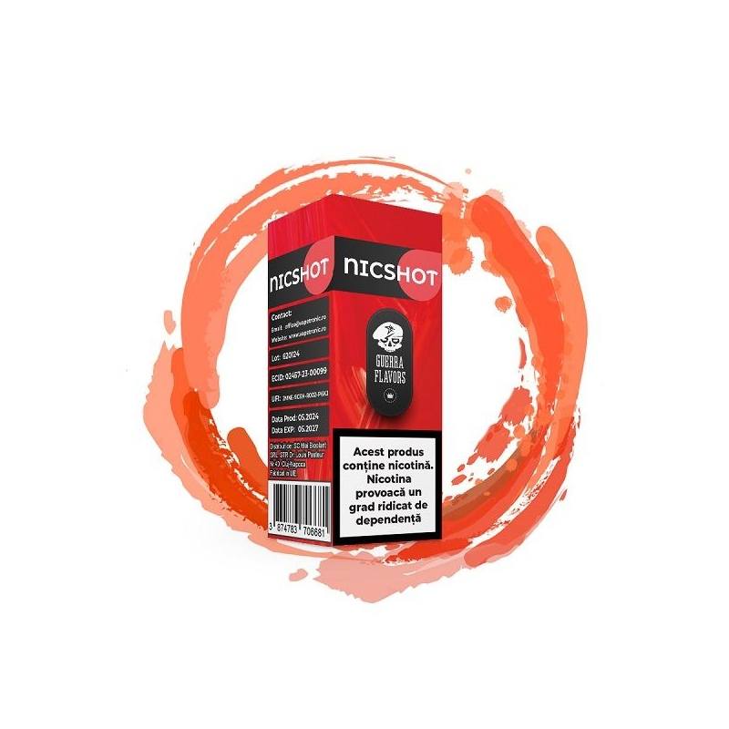 Shot Nicotina Nicshot Guerra Flavors 10ml - 20mg - 70VG-30PG Shot Nicotina Nicshot Guerra Flavors 10ml - 20mg - 70VG-30PG