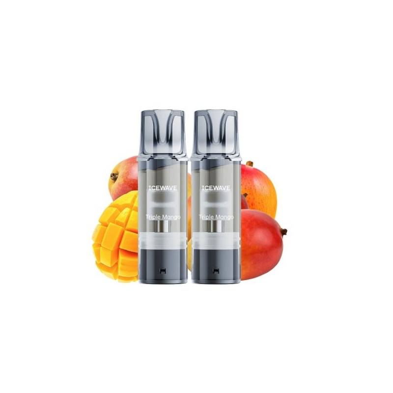 Set 2 cartuse Icewave E1 2ml 20mg - Triple Mango