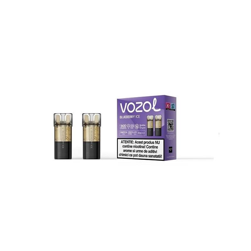 Set 2 cartuse Vozol Switch Pro 800 0mg - Bluberry Ice Set 2 cartuse Vozol Switch Pro 800 0mg - Bluberry Ice