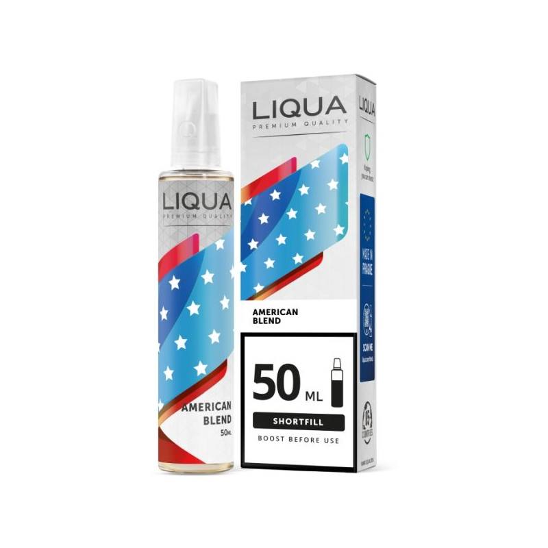 Liqua Shortfill 50ml - American Blend Liqua Shortfill 50ml - American Blend
