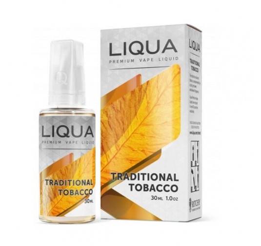 Liqua 30ml - 0% nicotina-Traditional Tobacco