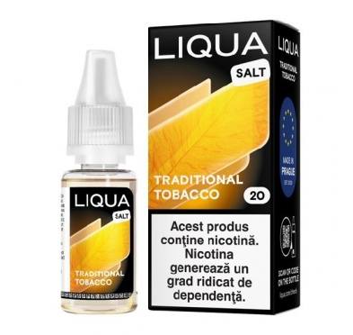 Lichid Liqua Salt 10ml - Traditional Tobacco-20mg