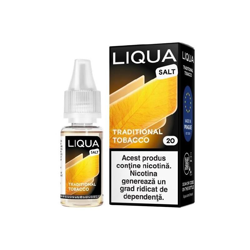 Lichid Liqua Salt 10ml - Traditional Tobacco-20mg