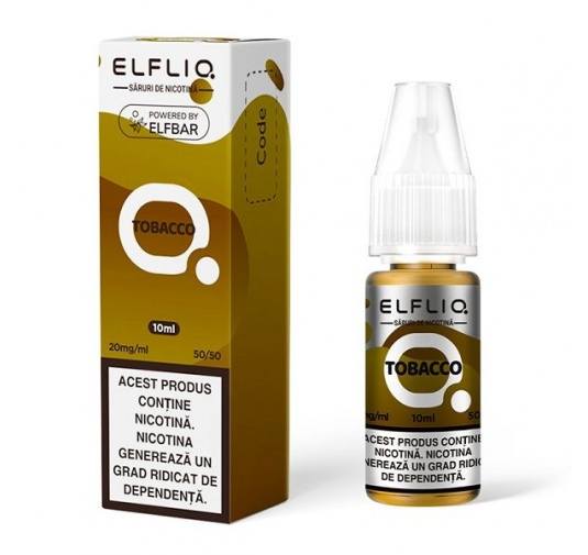 Lichid ELF BAR ElfLiq Salt 10ml 20mg - Tobacco