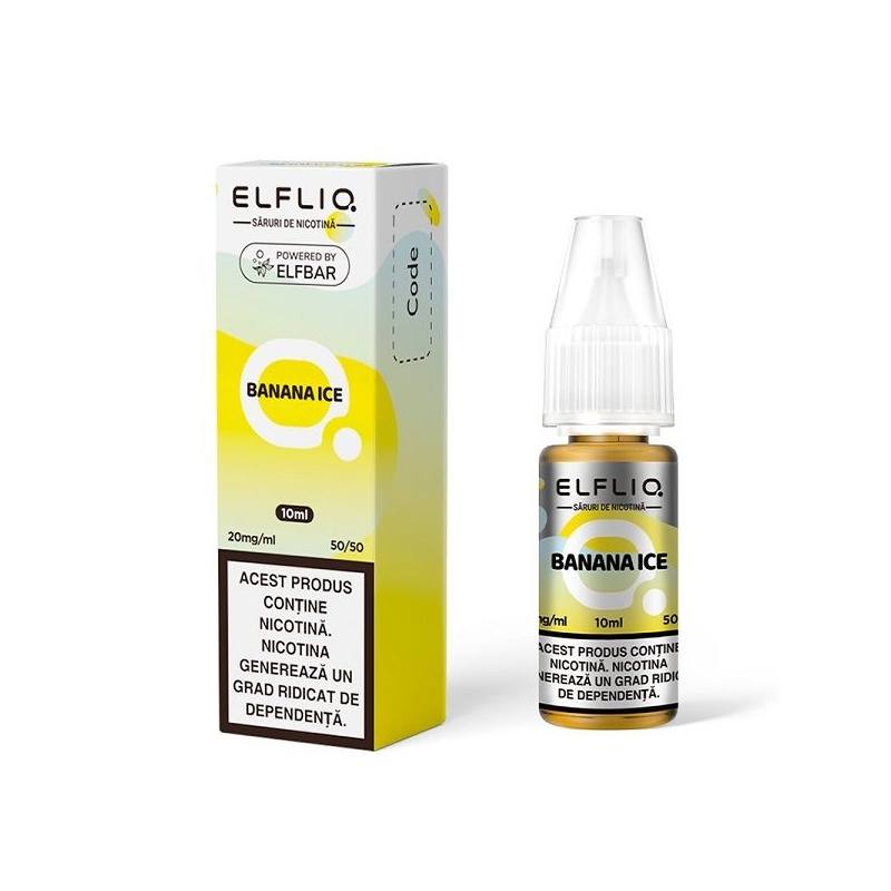Lichid ELF BAR ElfLiq Salt 10ml 20mg - Banana Ice Lichid ELF BAR ElfLiq Salt 10ml 20mg - Banana Ice