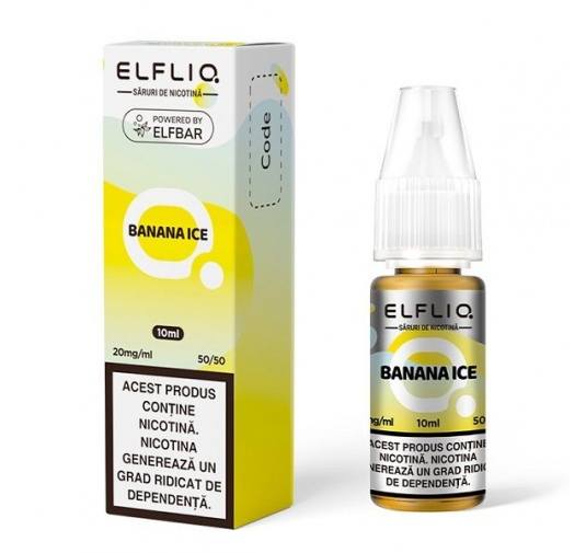 Lichid ELF BAR ElfLiq Salt 10ml 20mg - Banana Ice