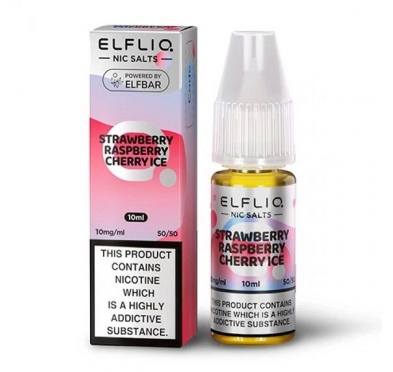 Lichid ELF BAR ElfLiq Salt 10ml 10mg - Strawberry Raspberry Cherry Ice