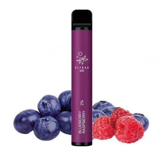 Kit Elf Bar Vape Pen 600 pufuri - Blueberry Raspberry