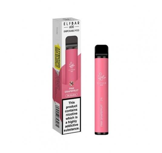Kit Elf Bar Vape Pen 600 pufuri - Pink Grapefruit