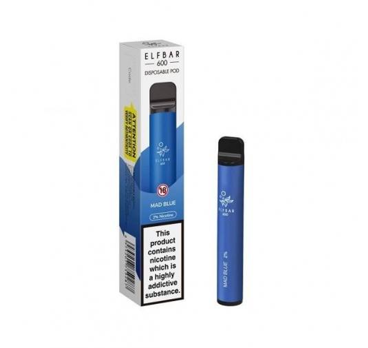Kit Elf Bar Vape Pen 600 pufuri - Mad Blue